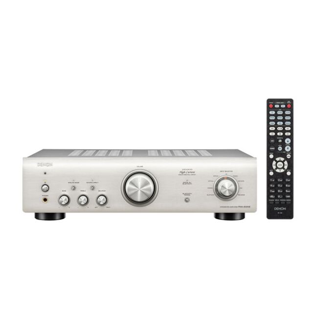 DENON PMA600NESP-GR Integrated Amplifier With Dac - 2 X 45W Silver Graded