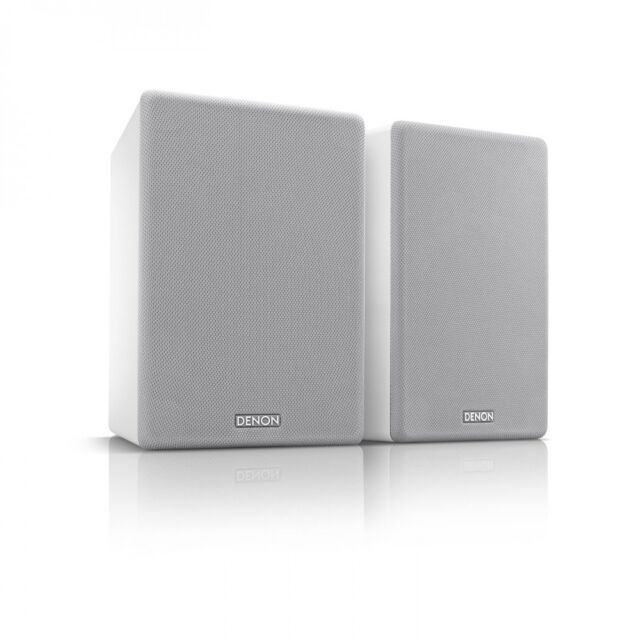 Denon SCN10WTEM Stereo Speakers In White