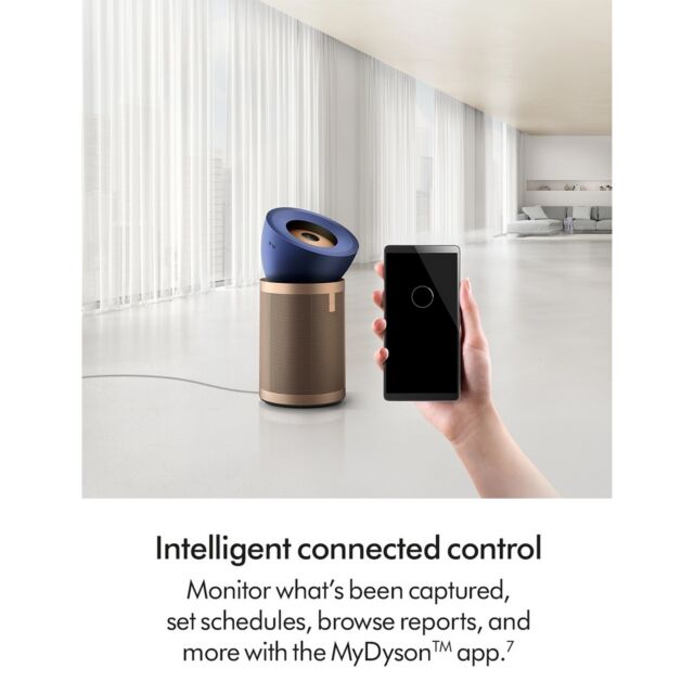 Dyson BP04 (545814-01) Purifier Big+Quiet Formaldehyde Fan - Prussian Blue / Gold