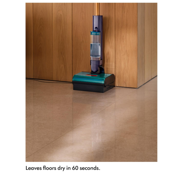 Dyson CLEANWASHHYG Cordless Clean & Wash Vacuum - 45 Minutes Run Time - Gold/Blue