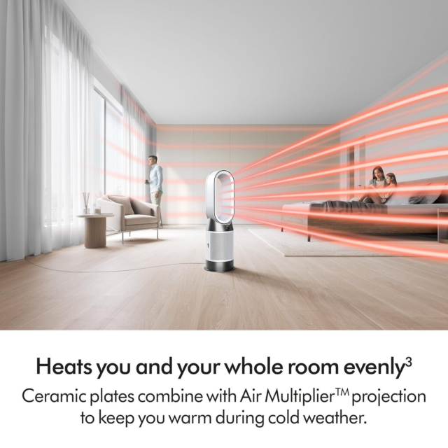 Dyson HP1 HP11 Hot & Cool Air Purifier fan in White Silver