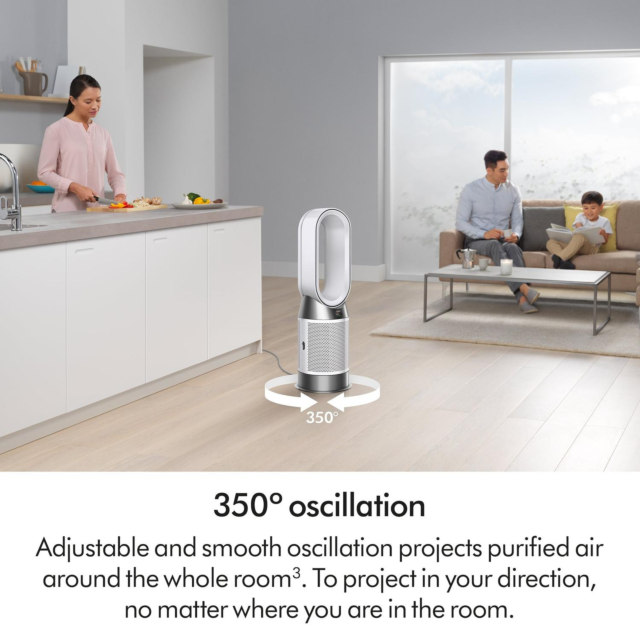 Dyson HP1 HP11 Hot & Cool Air Purifier fan in White Silver