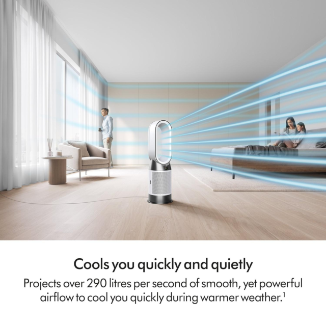 Dyson HP1 HP11 Hot & Cool Air Purifier fan in White Silver