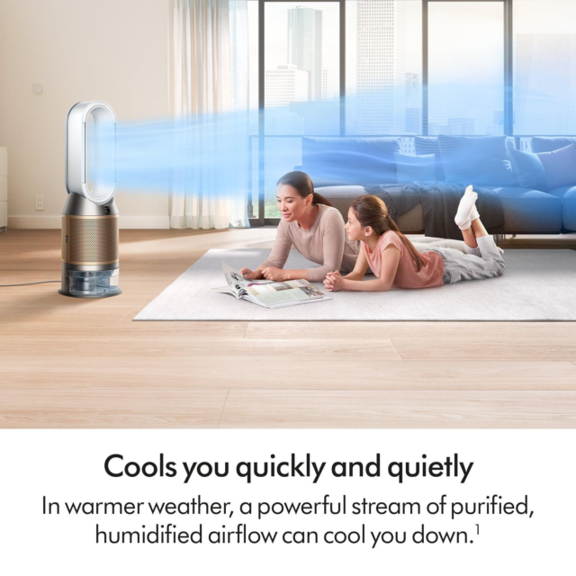 Dyson PH05 De-Nox Humidify & Cool Autoreact - White/Gold