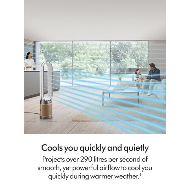 Dyson TP12 (544535-01) Purifier Fan - White/Gold