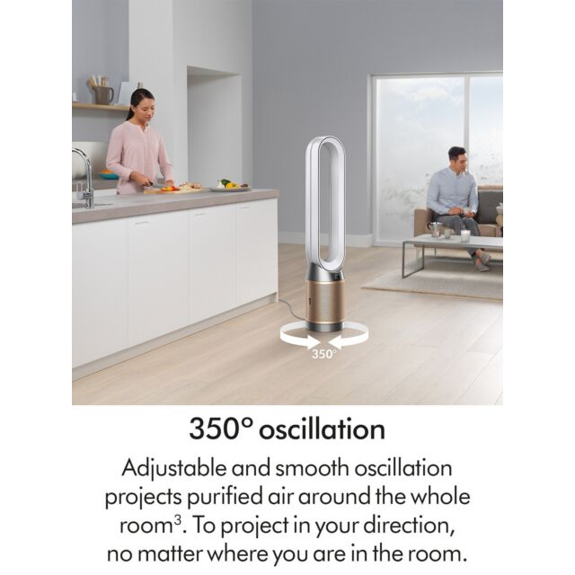 Dyson TP12 (544535-01) Purifier Fan - White/Gold
