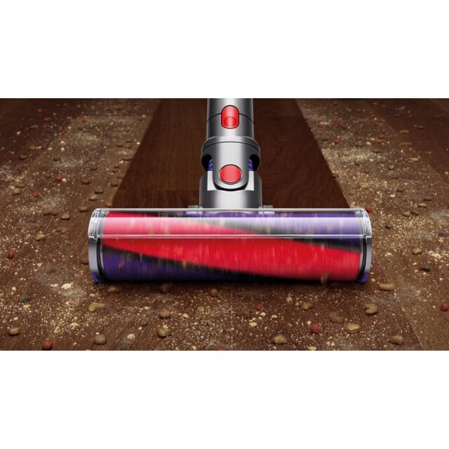 Dyson V8ABS-2023 Cordless Stick Vacuum Cleaner - 40 Minutes Run Time - Silver/Yellow