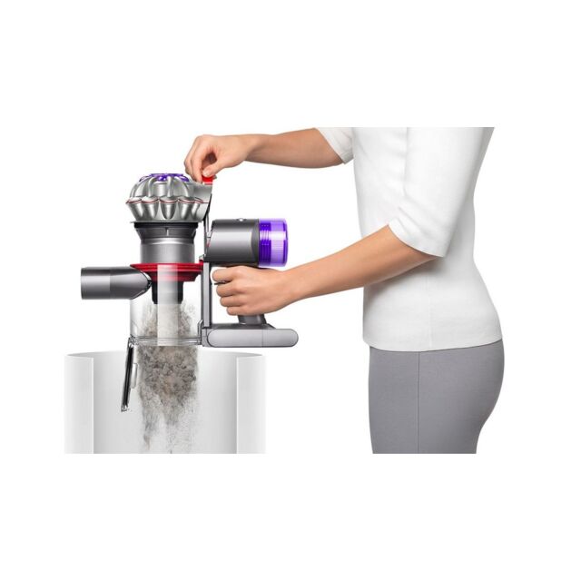 Dyson V8ABS-2023 Cordless Stick Vacuum Cleaner - 40 Minutes Run Time - Silver/Yellow