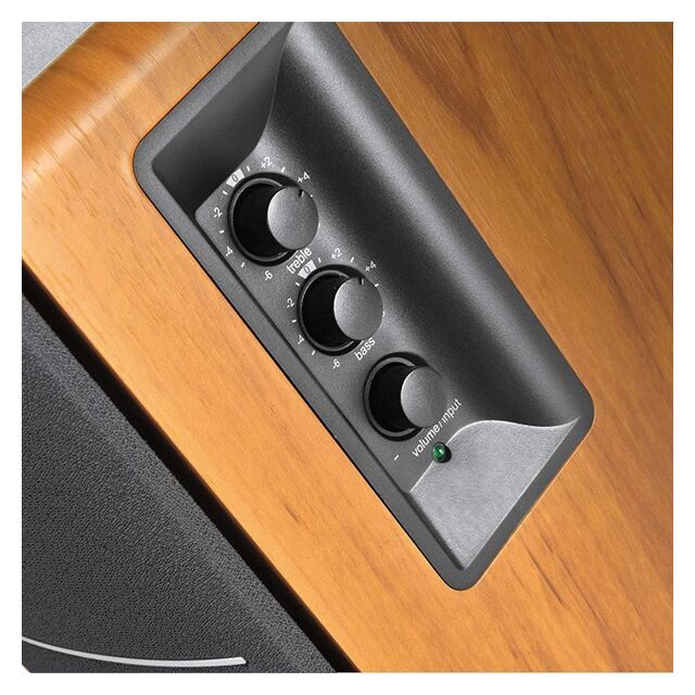 Edifier R1280DBS Active BT v5.0 Bookshelf Speakers with Sub Out - Maple