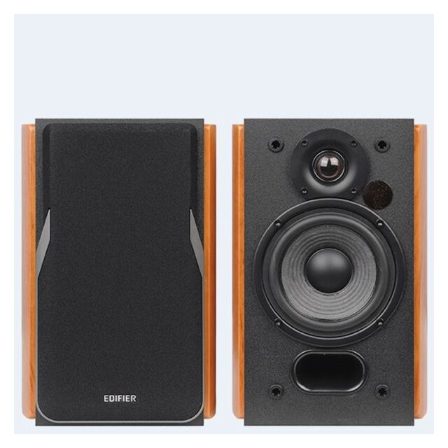 Edifier R1380T Stylish Active Bookshelf Speakers Brown