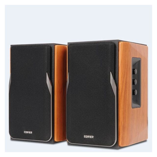 Edifier R1380T Stylish Active Bookshelf Speakers Brown