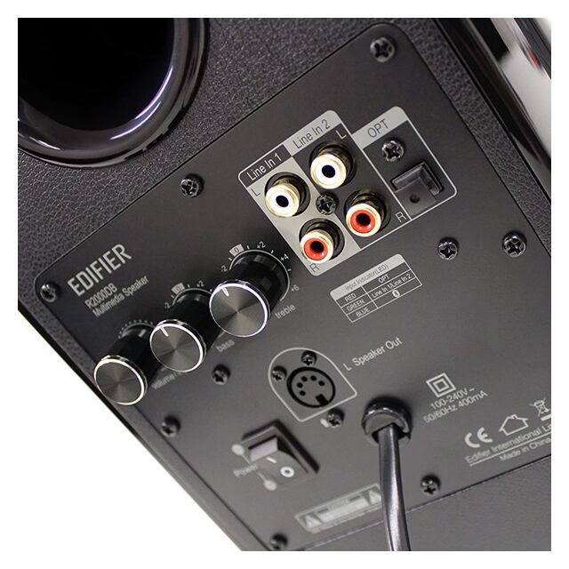 Edifier R2000DB 2.0 Speaker System with Bluetooth & Optical Input - Black