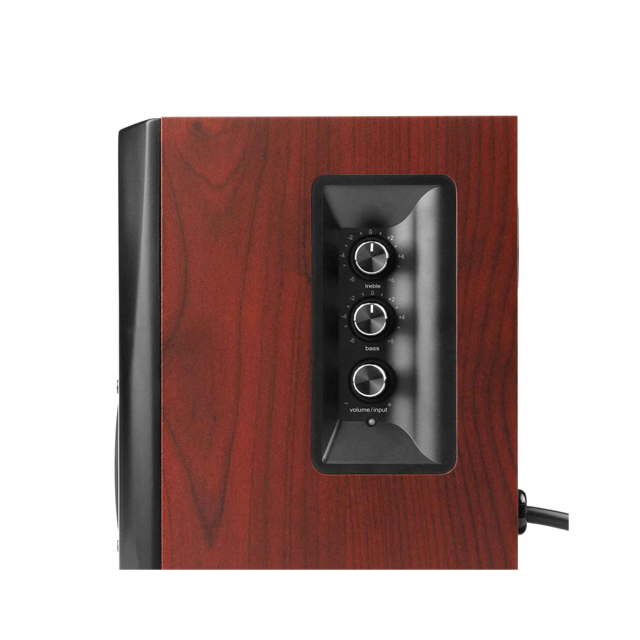 Edifier S350DB 2.1 Active Speaker System with aptX Bluetooth - Dark Cherry Wood