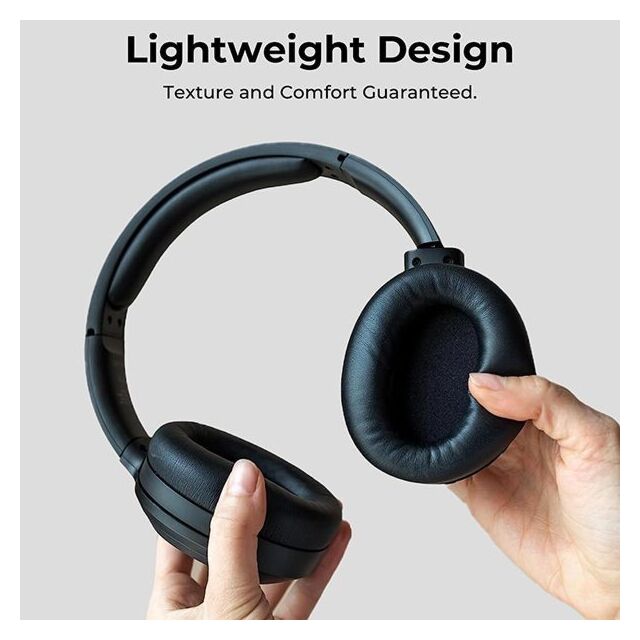 Edifier W820NB-PLUS Bluetooth ANC Hi-Res Audio Headphones - Black