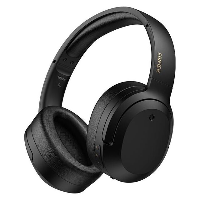 Edifier W820NB-PLUS Bluetooth ANC Hi-Res Audio Headphones - Black