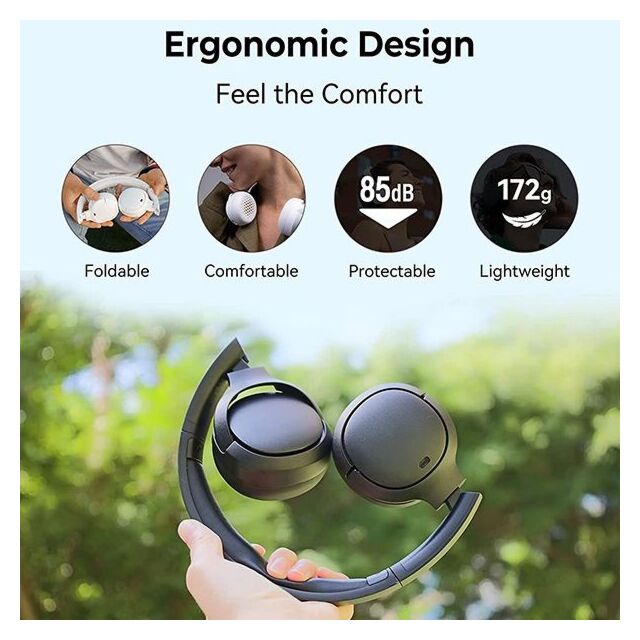 Edifier WH500-B Wireless On-Ear Headphones - Black