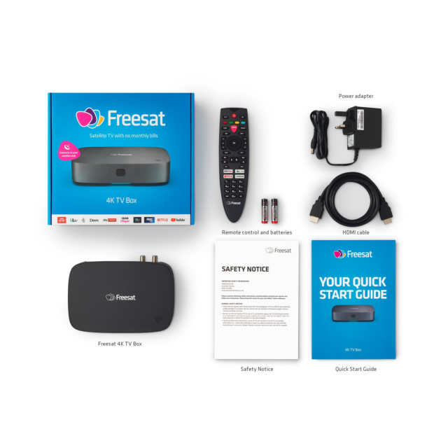 Freesat UHD_X UHD-X Freesat Box - Anthracite
