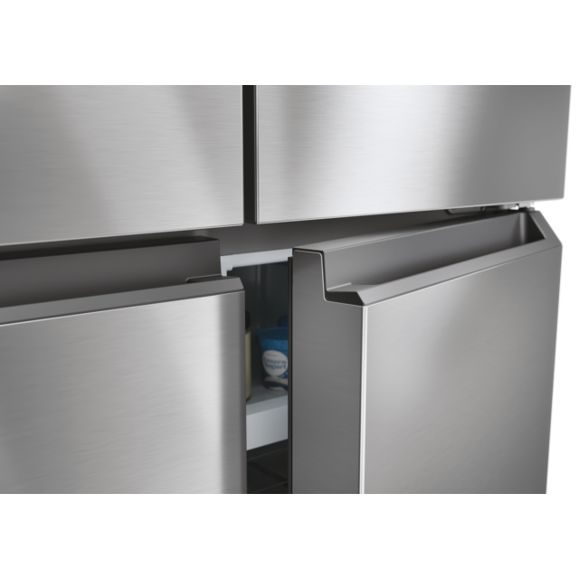 Haier HCR3818ENMM 83.3cm Total No Frost Multi Door Fridge Freezer - Inox