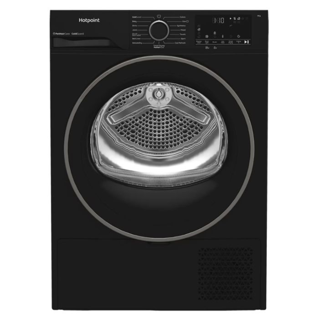 Hotpoint CHD93MBBUK 9KG - 60cm Heat Pump Tumble Dryer with PetHairCare