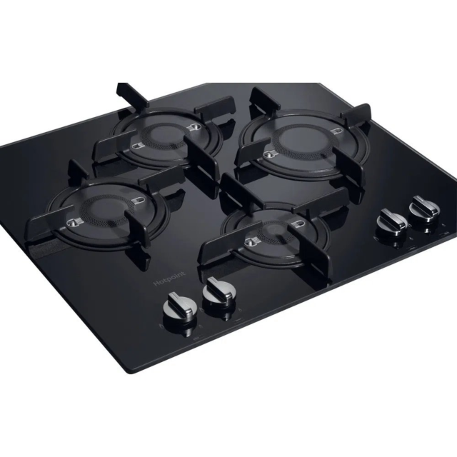 Hotpoint FTGHG641DHBK 60cm Gas Hob - Black