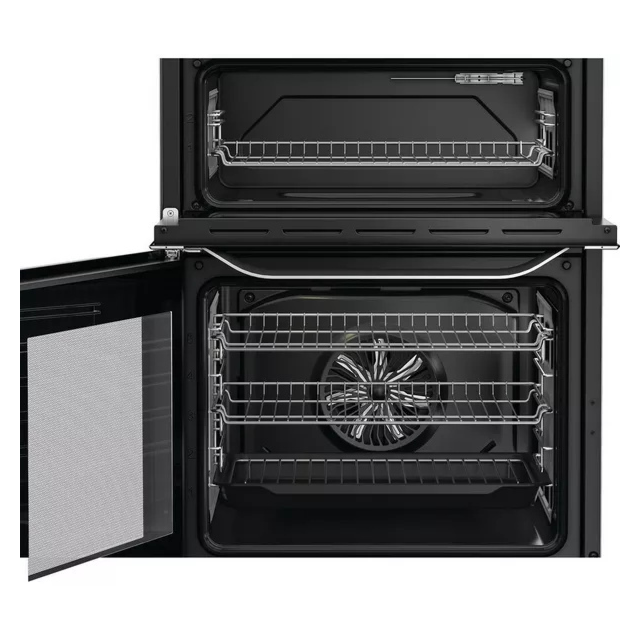 Hotpoint HDE6IDC2X 60cm Double Electric Cooker Induction