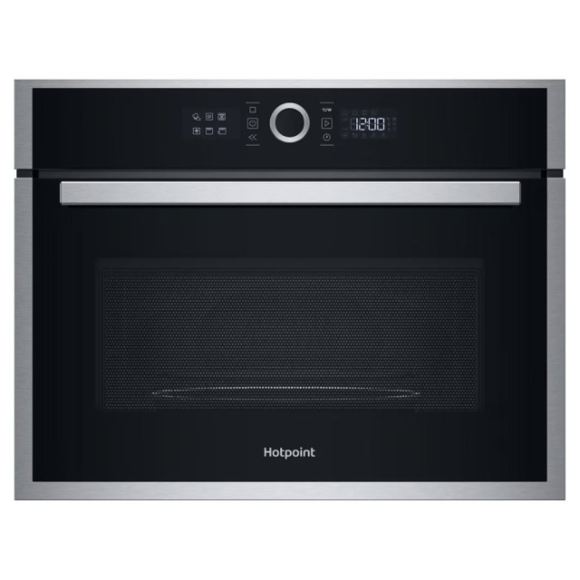 Hotpoint HMW47HMXUK built in microwave oven: stainless steel