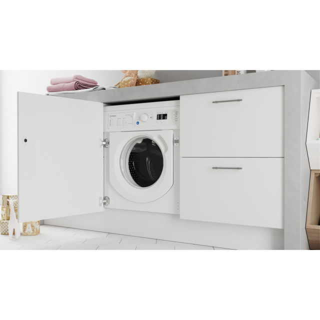 Indesit BI WMIL 81485 U BIWMIL81485UK 8kg 1400 Spin Built In Washing Machine
