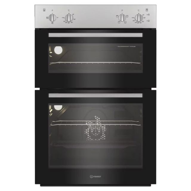 Indesit DII10NS Built In Electric Fan Oven 69L / 36L - Silver