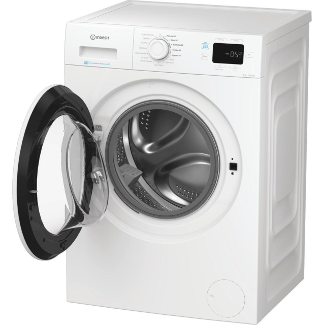 Indesit IP846PUSHGOUK Push&Go IP 846 PUSH&GO UK 8kg Washing Machine - White