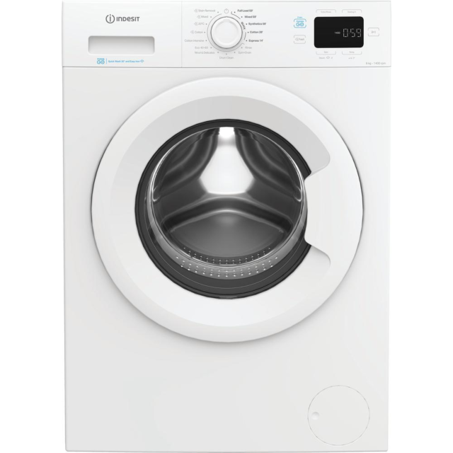 Indesit IP846PUSHGOUK Push&Go IP 846 PUSH&GO UK 8kg Washing Machine - White