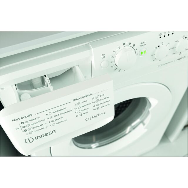 Indesit MTWC91495WUKN 9kg 1400 Spin Washing Machine - White
