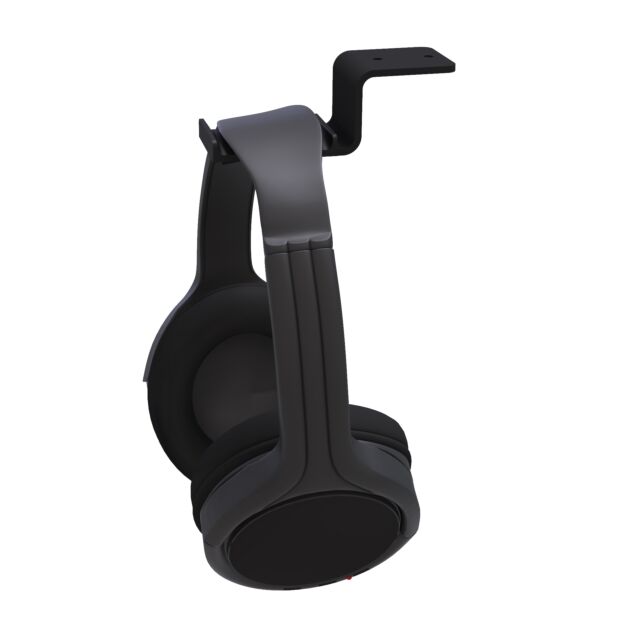 Kanto HH Under Desk Headphone Hanger - Black