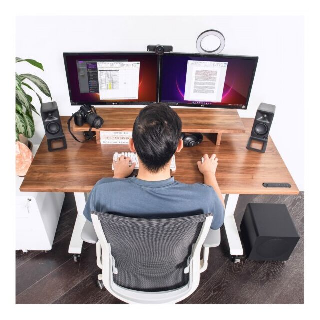 Kanto ORA Powered Reference Bluetooth  Desktop Speakers Black ORAMB