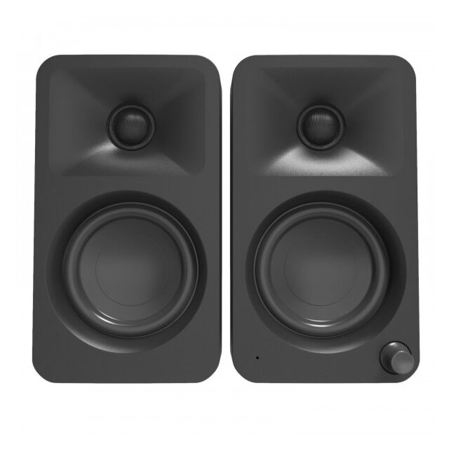 Kanto ORA Powered Reference Bluetooth  Desktop Speakers Black ORAMB
