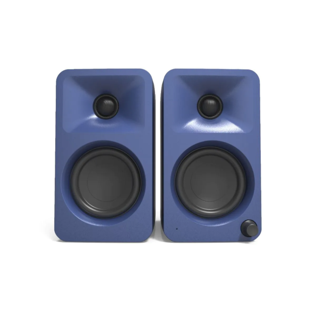 Kanto ORA Reference Desktop Speakers With Bluetooth Indigo