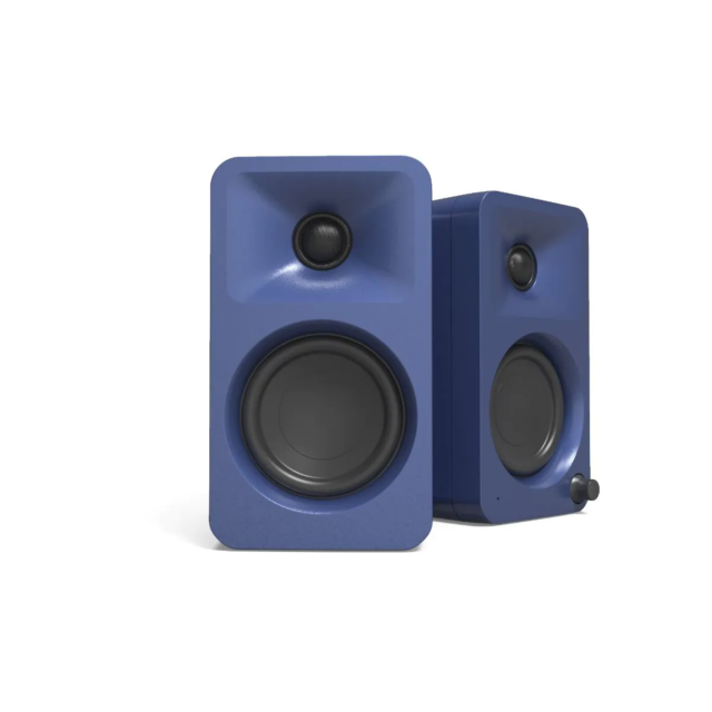Kanto ORA Reference Desktop Speakers With Bluetooth Indigo