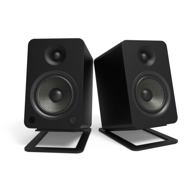 Kanto S6 Desktop Speaker Stands (S6 Large) - Black