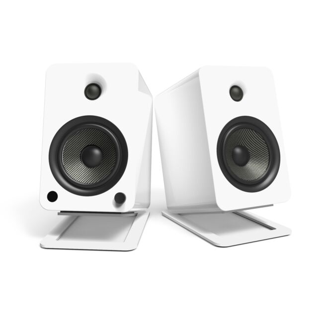 Kanto S6 Desktop Speaker Stands (S6 Large)- White