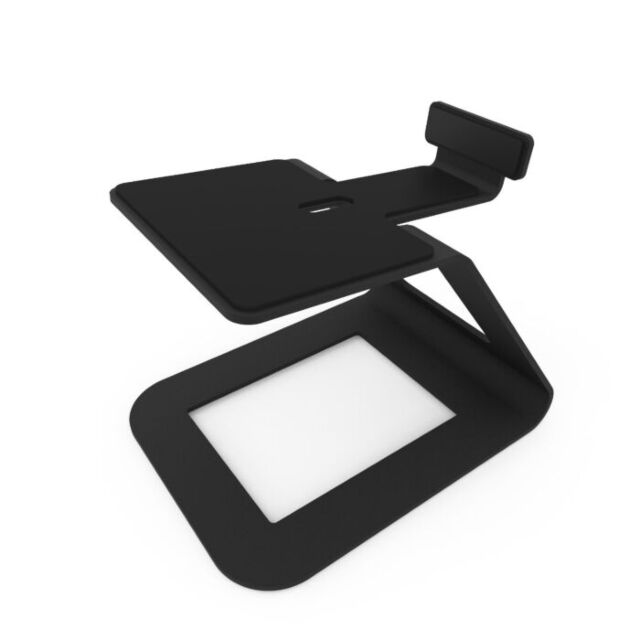 Kanto SE6 Large Elevated Desktop Speaker Stands in Black