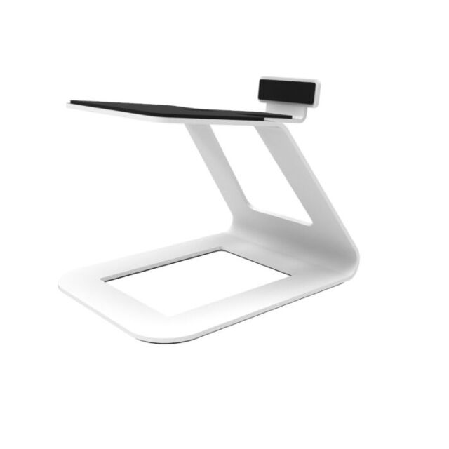 Kanto SE6 Large Elevated Desktop Speaker Stands in White