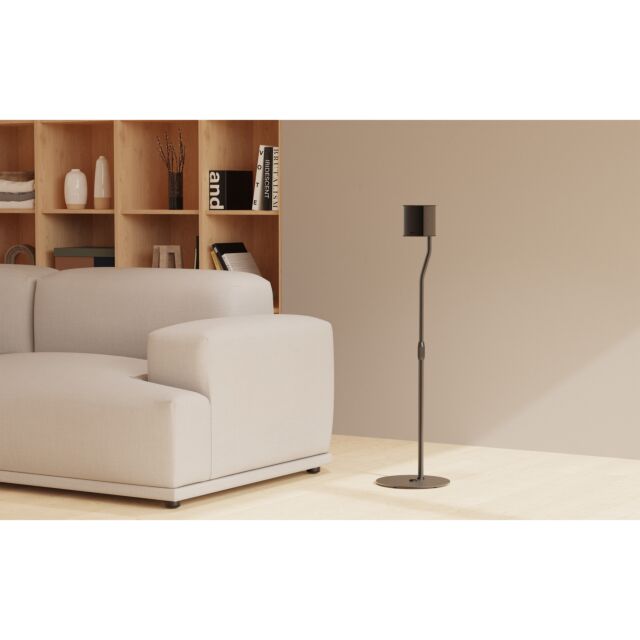Kanto SLHBLK Kanto Slhblk Height Adjustable Floor Speaker Stands