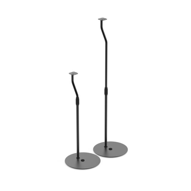 Kanto SLHBLK Kanto Slhblk Height Adjustable Floor Speaker Stands