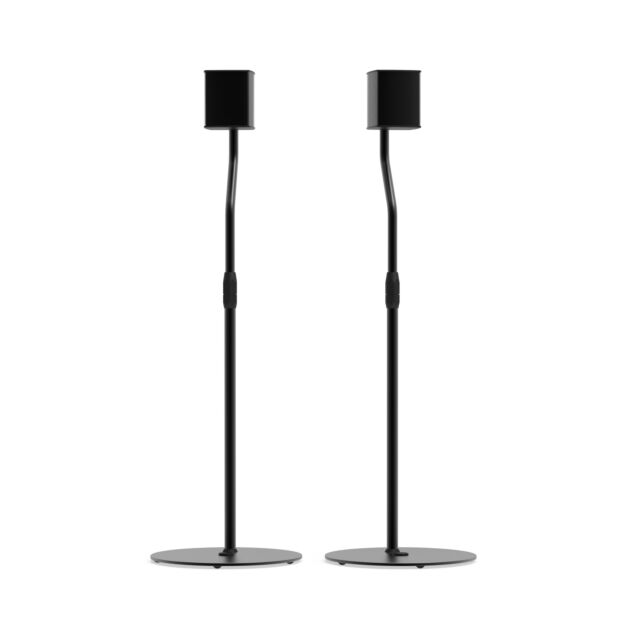 Kanto SLHBLK Kanto Slhblk Height Adjustable Floor Speaker Stands