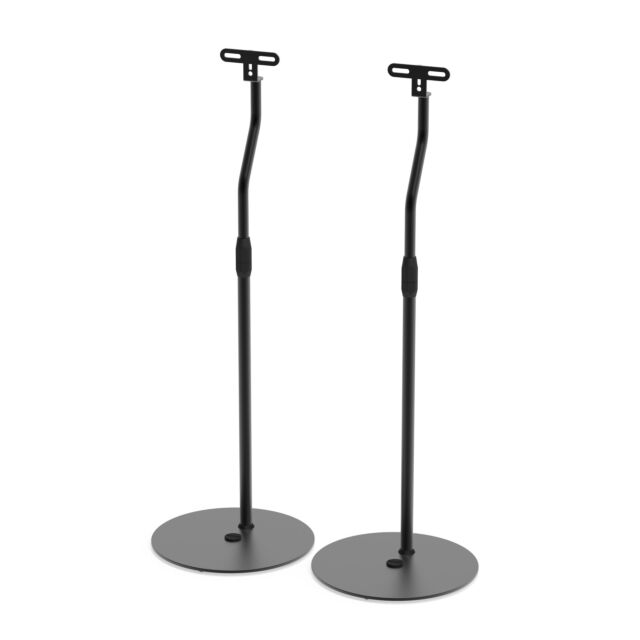 Kanto SLHBLK Kanto Slhblk Height Adjustable Floor Speaker Stands