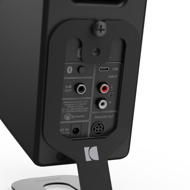 Kanto SU2BLK Kanto Su2 Rear-Mounted Desktop Stands Black