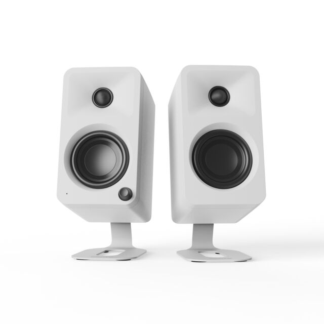 Kanto SU2W Kanto Su2 Rear-Mounted Desktop Stands White