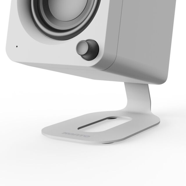 Kanto SU2W Kanto Su2 Rear-Mounted Desktop Stands White