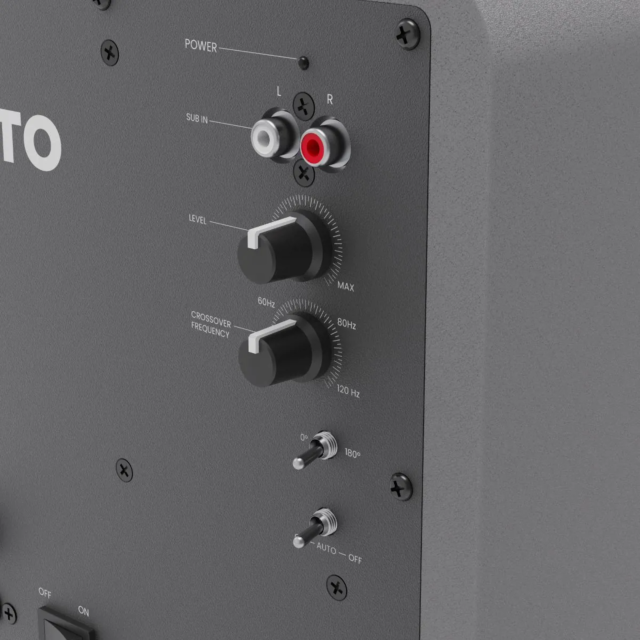 Kanto SUB6 Vinyl Subwoofer Matte Grey