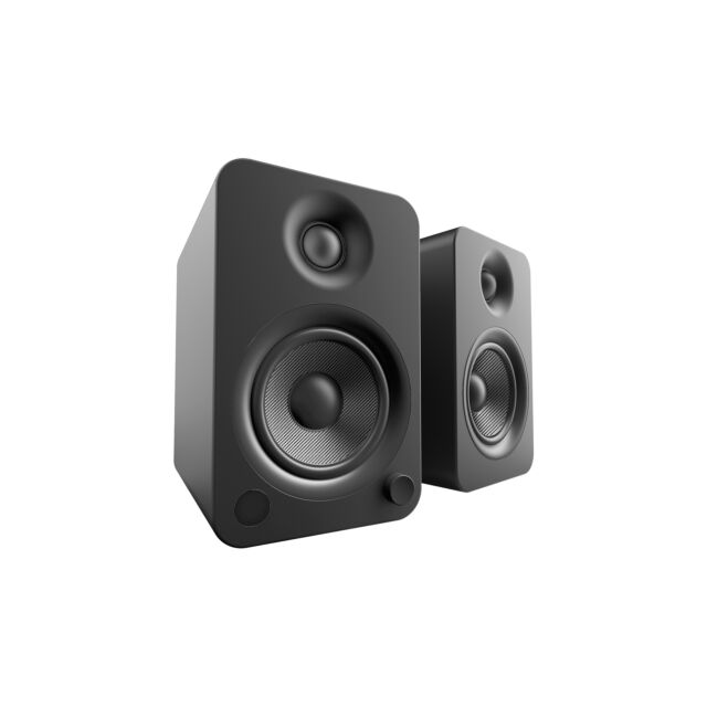 Kanto YU4 Powered Bookshelf Speakers with Bluetooth 4.0 in Matte Black