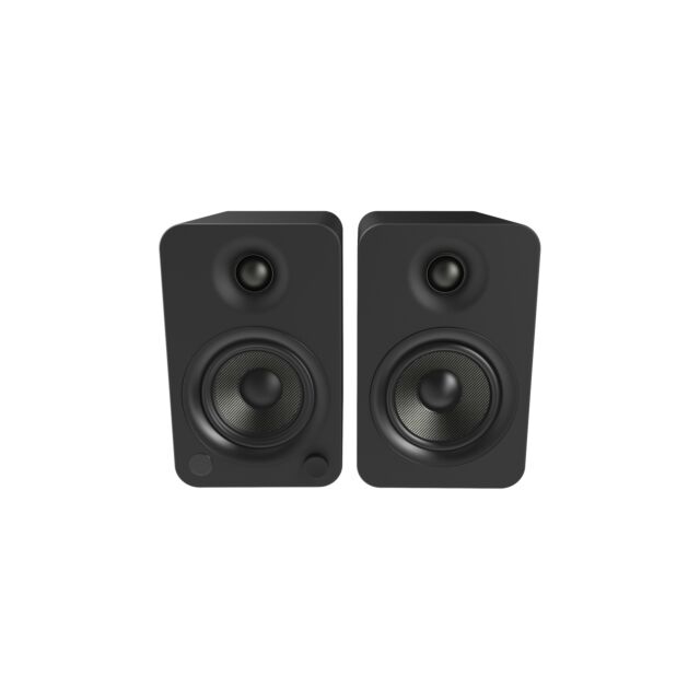 Kanto YU4 Powered Bookshelf Speakers with Bluetooth 4.0 in Matte Black
